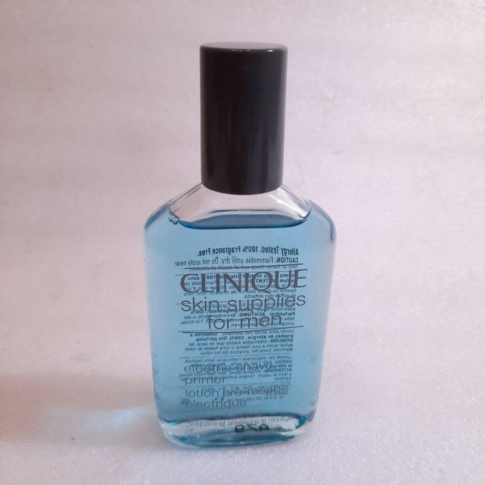 Clinique Skin Supplies for Men: Electric‎ Shave Primer lotion 95% full RARE